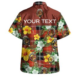 Marjoribanks Ancient Clan Badge Tartan Hawaiian Shirt Summer Vibes Style