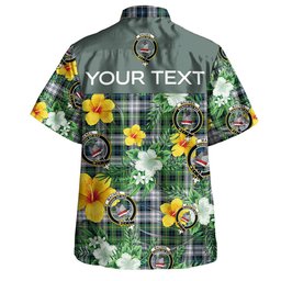 MacNeil of Barra (MacNeil MacNeill) Paton Dress Modern Clan Badge Tartan Hawaiian Shirt Summer Vibes Style