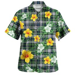 MacNeil of Barra (MacNeil MacNeill) Paton Dress Modern Clan Badge Tartan Hawaiian Shirt Summer Vibes Style