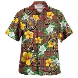 MacNeish Weathered Clan Badge Tartan Hawaiian Shirt Summer Vibes Style