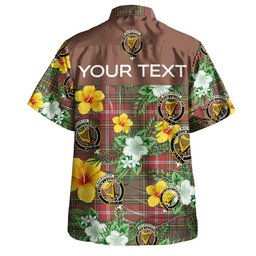 MacWhirter Weathered Clan Badge Tartan Hawaiian Shirt Summer Vibes Style