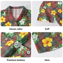 Manson Weathered Clan Badge Tartan Hawaiian Shirt Summer Vibes Style