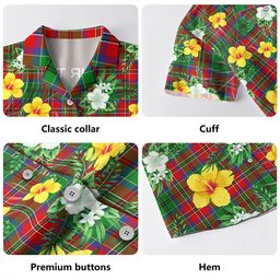 McCulloch Clan Badge Tartan Hawaiian Shirt Summer Vibes Style