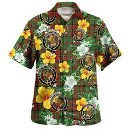 MacNeish Modern Clan Badge Tartan Hawaiian Shirt Summer Vibes Style