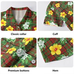 MacNeish Modern Clan Badge Tartan Hawaiian Shirt Summer Vibes Style