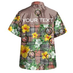Napier Rose Ancient Clan Badge Tartan Hawaiian Shirt Summer Vibes Style