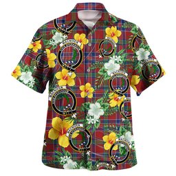 MacNiven Modern Clan Badge Tartan Hawaiian Shirt Summer Vibes Style