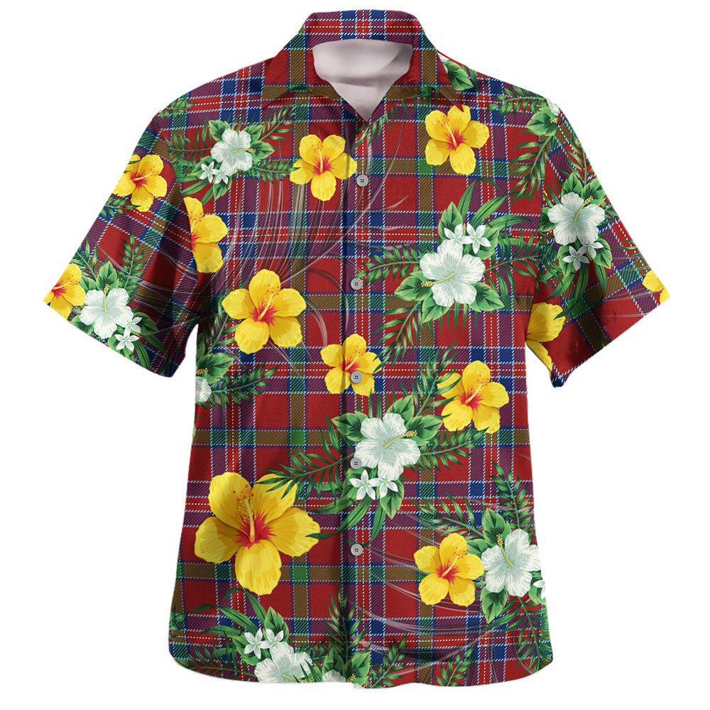 MacNiven Modern Clan Badge Tartan Hawaiian Shirt Summer Vibes Style