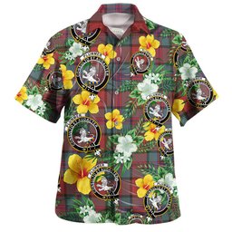 Plummer Weathered Clan Badge Tartan Hawaiian Shirt Summer Vibes Style