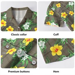 Marr Weathered Clan Badge Tartan Hawaiian Shirt Summer Vibes Style