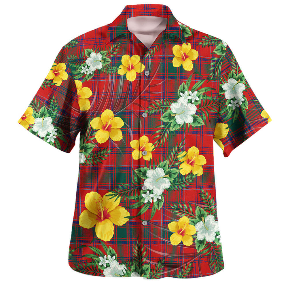 MacLintock Modern Clan Badge Tartan Hawaiian Shirt Summer Vibes Style
