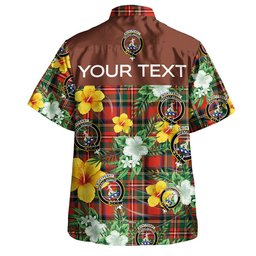 Monypenny Clan Badge Tartan Hawaiian Shirt Summer Vibes Style