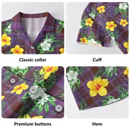 Phillips Weathered Clan Badge Tartan Hawaiian Shirt Summer Vibes Style