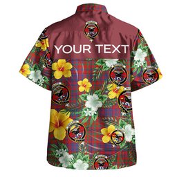 MacLeod of Tullibardine (Red MacLeod) Modern Clan Badge Tartan Hawaiian Shirt Summer Vibes Style