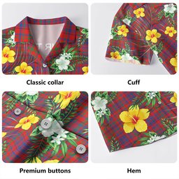MacLeod of Tullibardine (Red MacLeod) Modern Clan Badge Tartan Hawaiian Shirt Summer Vibes Style