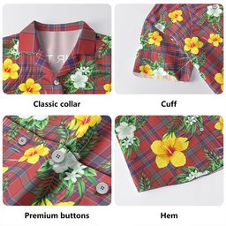 MacNiven Weathered Clan Badge Tartan Hawaiian Shirt Summer Vibes Style