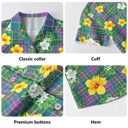 Yule Ancient Clan Badge Tartan Hawaiian Shirt Summer Vibes Style