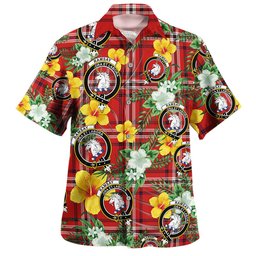 Ramsay Angus & Mearns Modern Clan Badge Tartan Hawaiian Shirt Summer Vibes Style