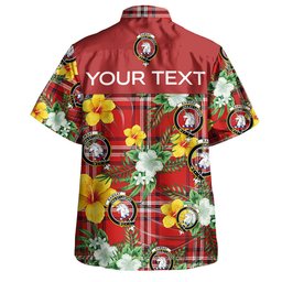 Ramsay Angus & Mearns Modern Clan Badge Tartan Hawaiian Shirt Summer Vibes Style