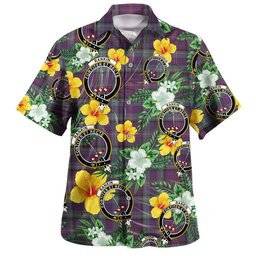 Rankin Weathered Clan Badge Tartan Hawaiian Shirt Summer Vibes Style