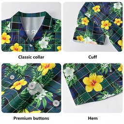 Syme Modern Clan Badge Tartan Hawaiian Shirt Summer Vibes Style