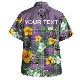 Yule Weathered Clan Badge Tartan Hawaiian Shirt Summer Vibes Style