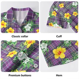 Yule Weathered Clan Badge Tartan Hawaiian Shirt Summer Vibes Style