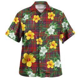 Stewart of Killiecrankie Modern Clan Badge Tartan Hawaiian Shirt Summer Vibes Style