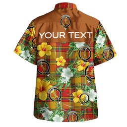 Scrimgeour of Glassary Modern Clan Badge Tartan Hawaiian Shirt Summer Vibes Style