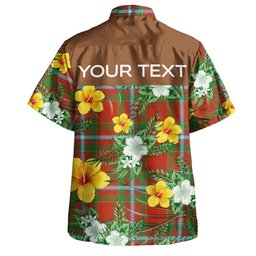 Stewart of Fingask Ancient Clan Badge Tartan Hawaiian Shirt Summer Vibes Style