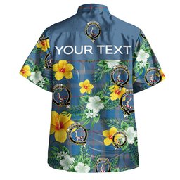 Thorburn (Thurburn) Ancient Clan Badge Tartan Hawaiian Shirt Summer Vibes Style