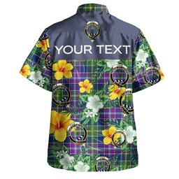 Yule Modern Clan Badge Tartan Hawaiian Shirt Summer Vibes Style