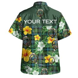 Rankin (Dalgliesh) Ancient Clan Badge Tartan Hawaiian Shirt Summer Vibes Style
