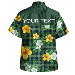 Tweedside District Clan Badge Tartan Hawaiian Shirt Summer Vibes Style