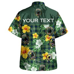 Tweedside District Clan Badge Tartan Hawaiian Shirt Summer Vibes Style