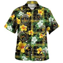 Raeburn Modern Clan Badge Tartan Hawaiian Shirt Summer Vibes Style