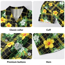 Raeburn Modern Clan Badge Tartan Hawaiian Shirt Summer Vibes Style