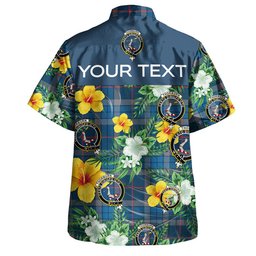 Thorburn (Thurburn) Modern Clan Badge Tartan Hawaiian Shirt Summer Vibes Style