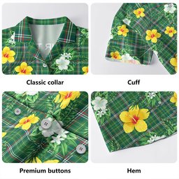 Toshach Modern Clan Badge Tartan Hawaiian Shirt Summer Vibes Style