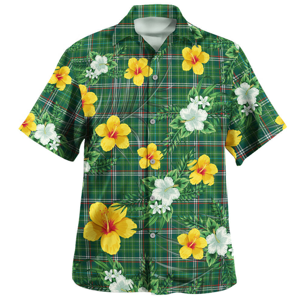 Toshach Modern Clan Badge Tartan Hawaiian Shirt Summer Vibes Style