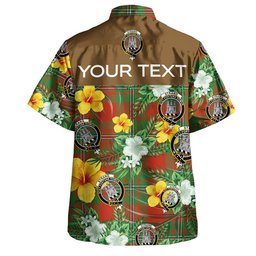 Strang Ancient Clan Badge Tartan Hawaiian Shirt Summer Vibes Style