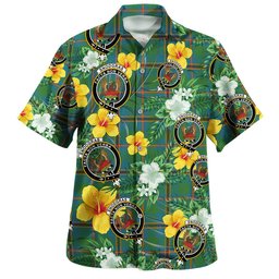 Snodgrass Ancient Clan Badge Tartan Hawaiian Shirt Summer Vibes Style