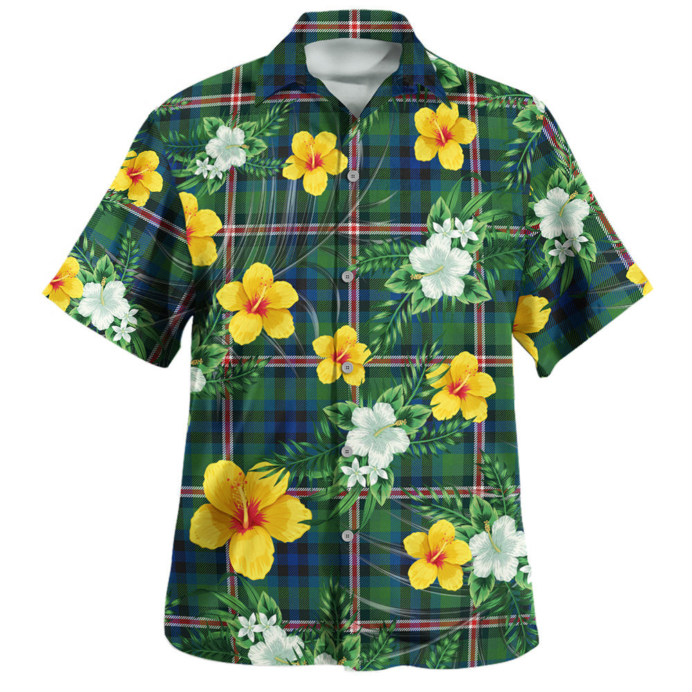 Reid (Mill City) Modern Clan Badge Tartan Hawaiian Shirt Summer Vibes Style