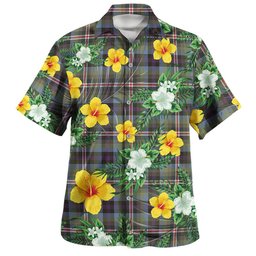 Reid (Mill City) Weathered Clan Badge Tartan Hawaiian Shirt Summer Vibes Style