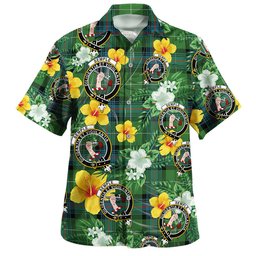 Semple Ancient Clan Badge Tartan Hawaiian Shirt Summer Vibes Style