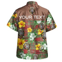 Strang Weathered Clan Badge Tartan Hawaiian Shirt Summer Vibes Style