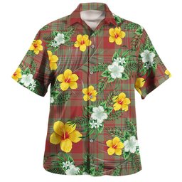 Strang Weathered Clan Badge Tartan Hawaiian Shirt Summer Vibes Style