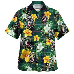 Semple Modern Clan Badge Tartan Hawaiian Shirt Summer Vibes Style