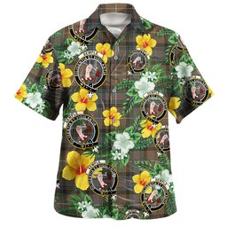 Semple Weathered Clan Badge Tartan Hawaiian Shirt Summer Vibes Style