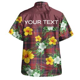 Stewart of Ardshiel Weathered Clan Badge Tartan Hawaiian Shirt Summer Vibes Style